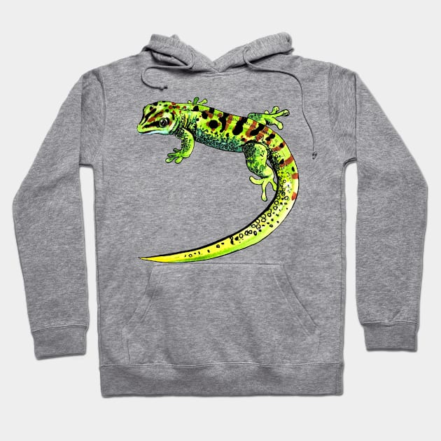 gecko Phelsuma Hoodie by VicaVeresk